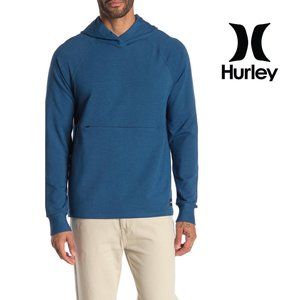 Hurley Men's Dri-FIT Offshore Pocket Pullover Hoodie - Blue Force